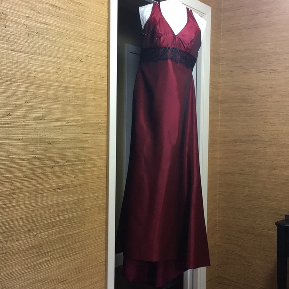 Dresses & Skirts - Lazaro satin taffeta red dress size 12